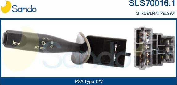 Sando SLS70016.1 - Commutateur de colonne de direction droxauto.com
