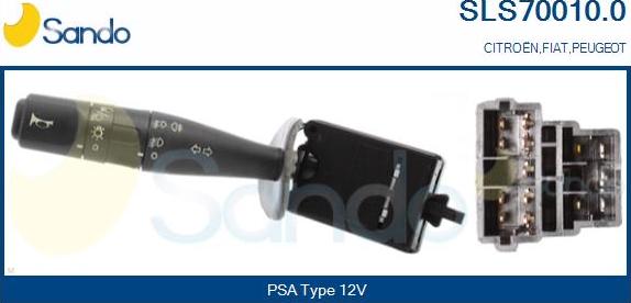 Sando SLS70010.0 - Commutateur de colonne de direction droxauto.com