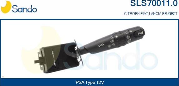 Sando SLS70011.0 - Commutateur de colonne de direction droxauto.com