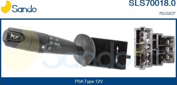 Sando SLS70018.0 - Commutateur de colonne de direction droxauto.com
