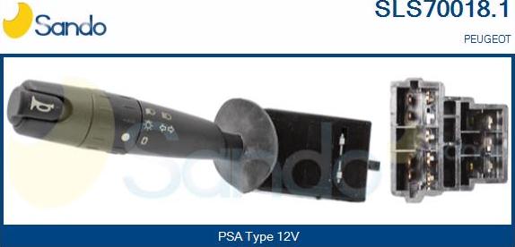 Sando SLS70018.1 - Commutateur de colonne de direction droxauto.com