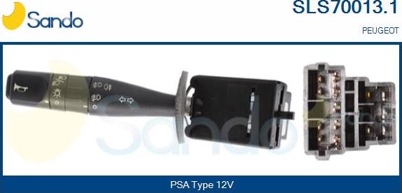 Sando SLS70013.1 - Commutateur de colonne de direction droxauto.com