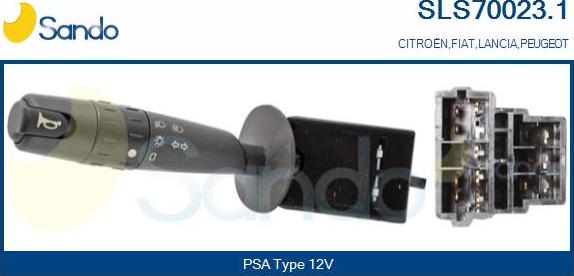 Sando SLS70023.1 - Commutateur de colonne de direction droxauto.com