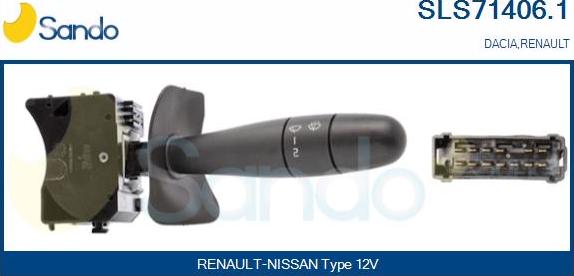 Sando SLS71406.1 - Commutateur de colonne de direction droxauto.com