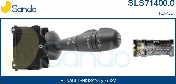 Sando SLS71400.0 - Commutateur de colonne de direction droxauto.com