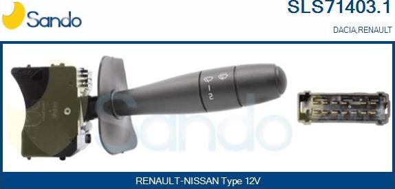 Sando SLS71403.1 - Commutateur de colonne de direction droxauto.com