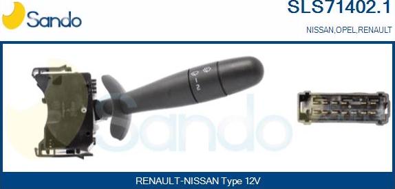 Sando SLS71402.1 - Commutateur de colonne de direction droxauto.com