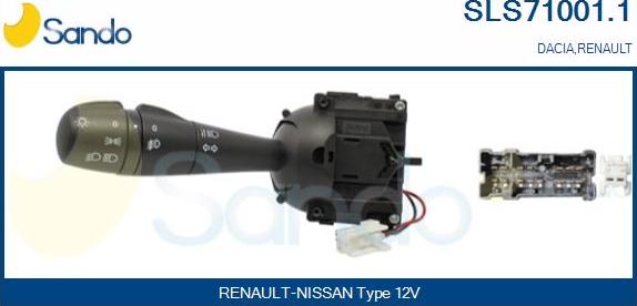 Sando SLS71001.1 - Commutateur de colonne de direction droxauto.com
