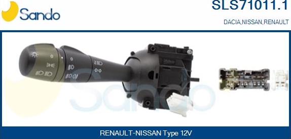 Sando SLS71011.1 - Commutateur de colonne de direction droxauto.com