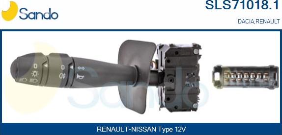 Sando SLS71018.1 - Commutateur de colonne de direction droxauto.com