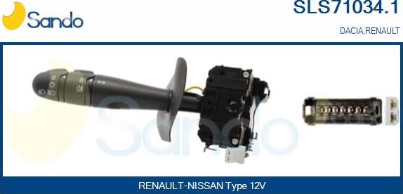 Sando SLS71034.1 - Commutateur de colonne de direction droxauto.com