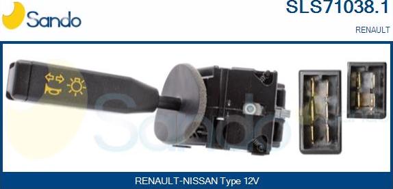 Sando SLS71038.1 - Commutateur de colonne de direction droxauto.com