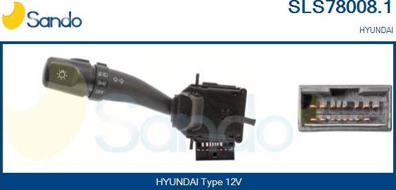 Sando SLS78008.1 - Commutateur de colonne de direction droxauto.com