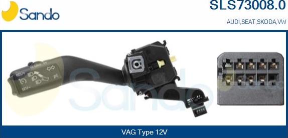 Sando SLS73008.0 - Commutateur de colonne de direction droxauto.com