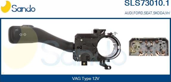 Sando SLS73010.1 - Commutateur de colonne de direction droxauto.com