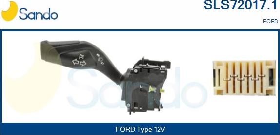Sando SLS72017.1 - Commutateur de colonne de direction droxauto.com