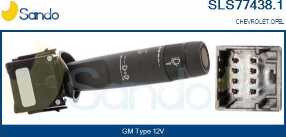 Sando SLS77438.1 - Commutateur de colonne de direction droxauto.com