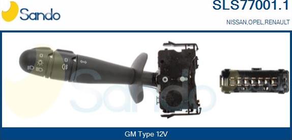 Sando SLS77001.1 - Commutateur de colonne de direction droxauto.com