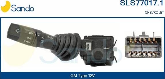 Sando SLS77017.1 - Commutateur de colonne de direction droxauto.com