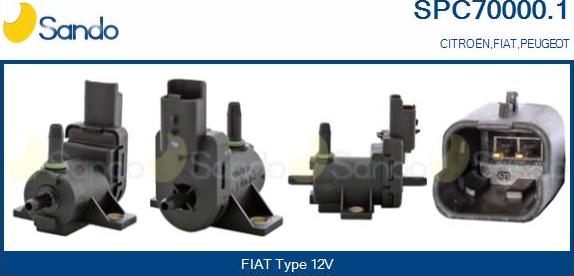 Sando SPC70000.1 - Transmetteur de pression, contrôle des gaz d'échappement droxauto.com