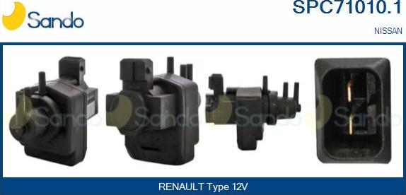 Sando SPC71010.1 - Transmetteur de pression, contrôle des gaz d'échappement droxauto.com