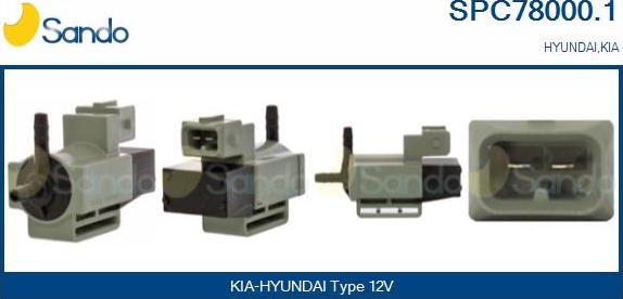 Sando SPC78000.1 - Transmetteur de pression, contrôle des gaz d'échappement droxauto.com