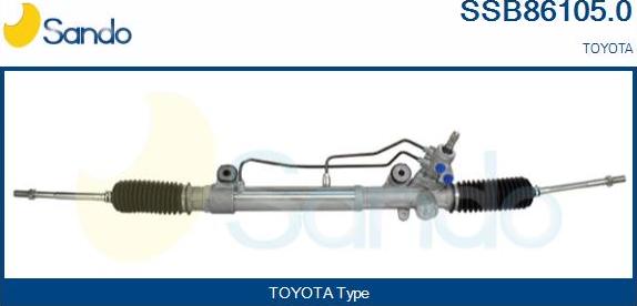 Sando SSB86105.0 - Crémaillière de direction droxauto.com