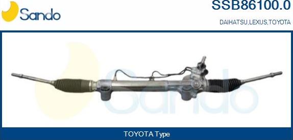 Sando SSB86100.0 - Crémaillière de direction droxauto.com