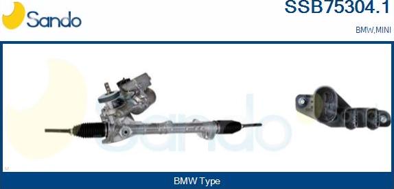 Sando SSB75304.1 - Crémaillière de direction droxauto.com