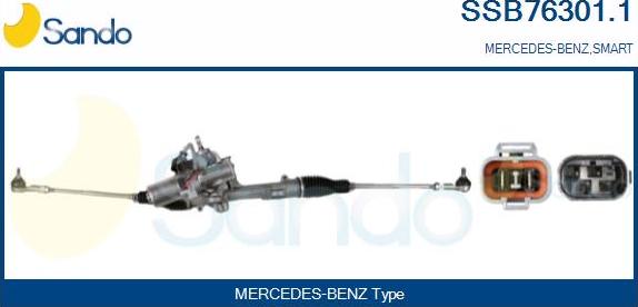 Sando SSB76301.1 - Crémaillière de direction droxauto.com
