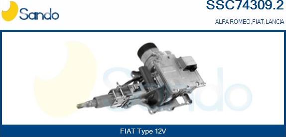 Sando SSC74309.2 - Colonne de direction droxauto.com