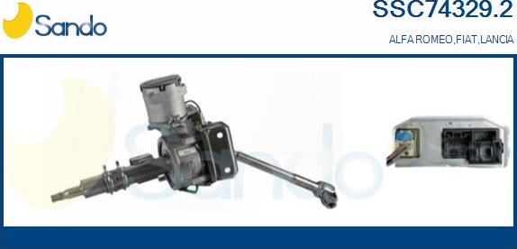 Sando SSC74329.2 - Colonne de direction droxauto.com