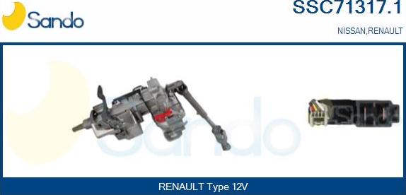 Sando SSC71317.1 - Colonne de direction droxauto.com