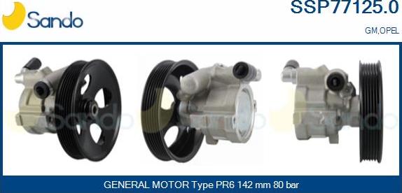 Sando SSP77125.0 - Pompe hydraulique, direction droxauto.com