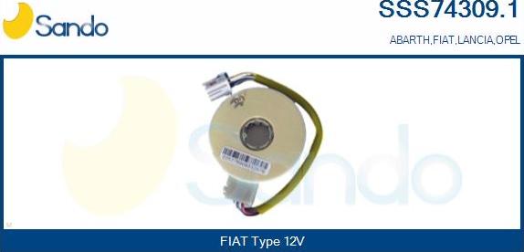 Sando SSS74309.1 - Détecteur de l'angle de braquage droxauto.com