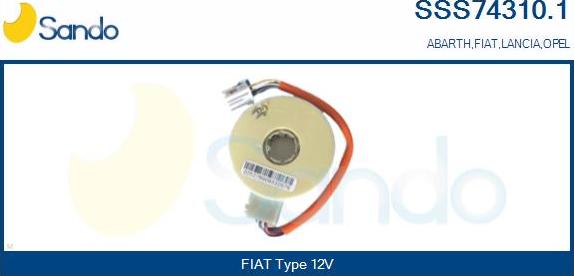 Sando SSS74310.1 - Détecteur de l'angle de braquage droxauto.com