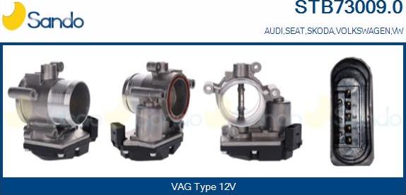 Sando STB73009.0 - Corps papillon droxauto.com