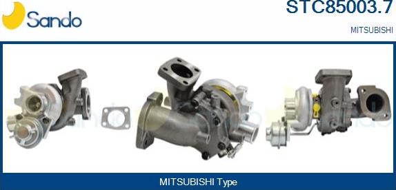 Sando STC85003.7 - Turbocompresseur, suralimentation droxauto.com