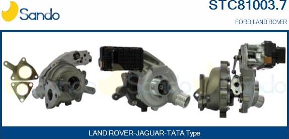 Sando STC81003.7 - Turbocompresseur, suralimentation droxauto.com