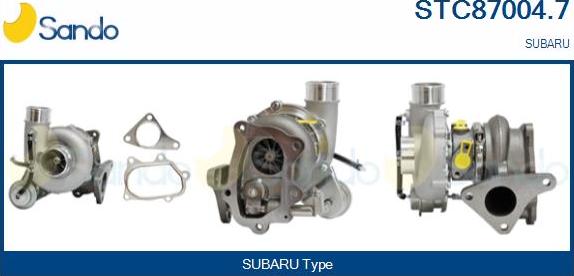 Sando STC87004.7 - Turbocompresseur, suralimentation droxauto.com