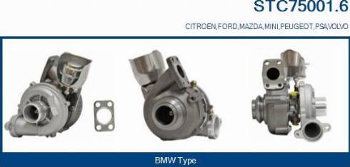 Sando STC75001.6 - Turbocompresseur, suralimentation droxauto.com