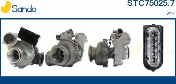 Sando STC75025.7 - Turbocompresseur, suralimentation droxauto.com