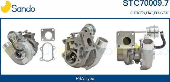 Sando STC70009.7 - Turbocompresseur, suralimentation droxauto.com