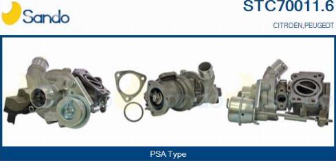 Sando STC70011.6 - Turbocompresseur, suralimentation droxauto.com