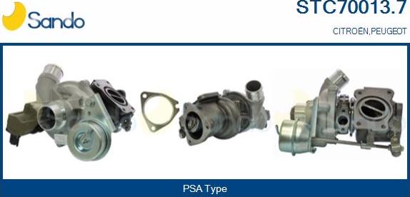 Sando STC70013.7 - Turbocompresseur, suralimentation droxauto.com