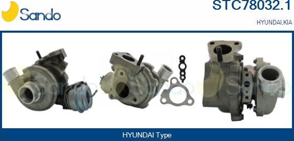 Sando STC78032.1 - Turbocompresseur, suralimentation droxauto.com