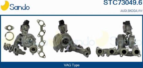 Sando STC73049.6 - Turbocompresseur, suralimentation droxauto.com