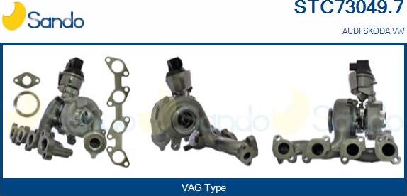 Sando STC73049.7 - Turbocompresseur, suralimentation droxauto.com