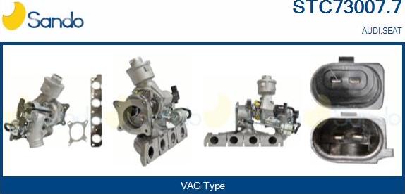 Sando STC73007.7 - Turbocompresseur, suralimentation droxauto.com