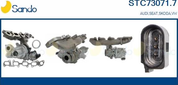 Sando STC73071.7 - Turbocompresseur, suralimentation droxauto.com